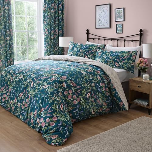 ARL HOME King Size Quilt Set – Floral Bird Pattern, Coverlet Bedspread