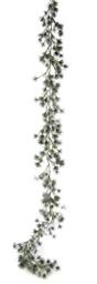 Flair Flower Fir Garland with Artificial Snow Chain Artificial Decorative Garland Insulated for Fireplace Stairs Fir Larch Christmas Garland Table Door Christmas Decoration X'mas