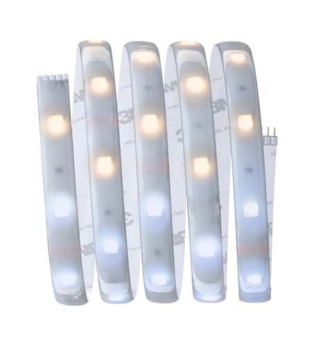 Paulmann 79876 LED Stripe MaxLED 250 Basic Set 1.5m Coated IP44 5.5W 405lm Tunable White 24VA dimmable Strip Light Plastic 2700 K