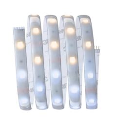 Paulmann 79876 LED Stripe MaxLED 250 Basic Set 1.5m Coated IP44 5.5W 405lm Tunable White 24VA dimmable Strip Light Plastic 2700 K