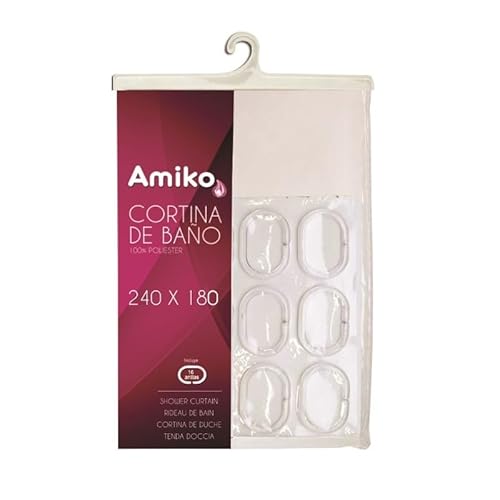 Amiko Beige Fabric Curtain 240 x 180 cm