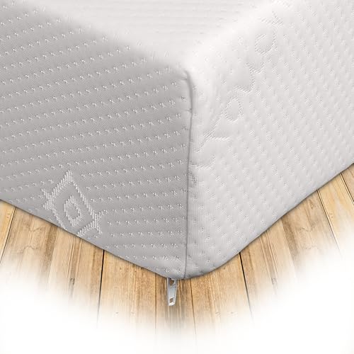 Starlight Beds Small Single Mattress - 2ft6 Memory Foam Mattress, 6-Inch Deep with Removable Cover (75cm x 190cm / 2ft6 x 6ft3)
