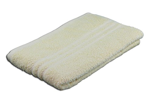 G??zze - Elegant Bath Towel, Sylt, 100% Cotton, Heavy Weight (440 g/m??), 100 x 150 cm - Vanilla