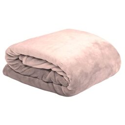 LOVELY CASA Polyester Blanket – 130 x 160 cm Pink