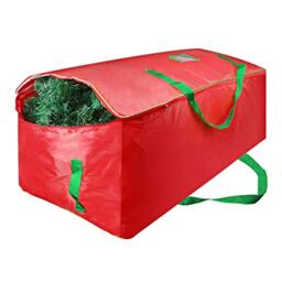 Christmas Tree Storage Bag - Christmas Large Tree Container - Reinforced Wide Handle and Double Sleek Zipper - Heavy Duty to Hold 7.5ft Disassembled Artificial Tree
