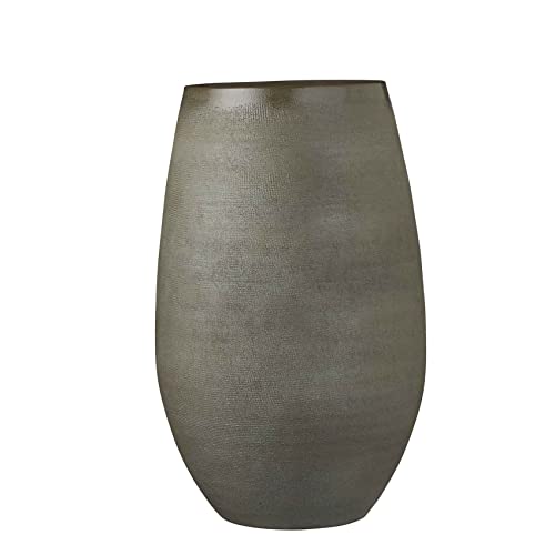 MICA Decorations Douro Vase H40 x Diameter 26 cm Terracotta Green