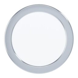 Eglo LED recessed Spotlight Fueva 5, Ø16.6 cm, Steel and Plastic Diffuser