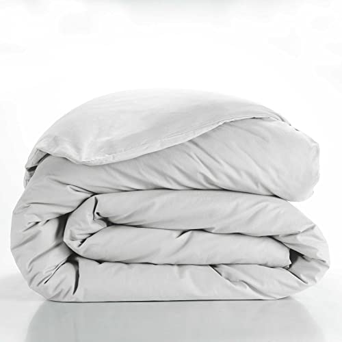 douceur d'intérieur, Duvet Cover (260 x 240 cm) Lina White, 100% Cotton