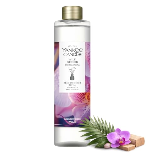 Yankee Candle Reed Diffuser Refill - Wild Orchid - For Small to Medium Spaces - Up to 10 Weeks of Fragrance