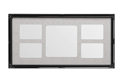 Premier Housewares Multi-Photo Frame for 5 Photos, Black