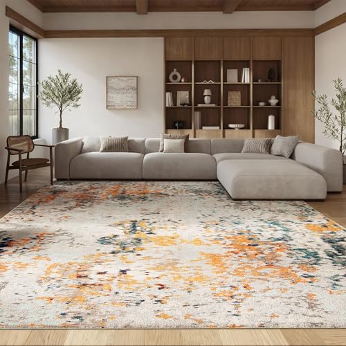 Safavieh Madison Collection MAD453A MAD453A Grey and Beige Area Rug 8' x 10'