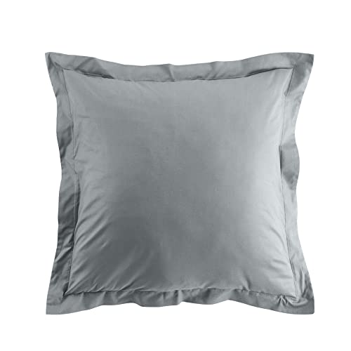 douceur d'intérieur Pillowcase 63 x 63 cm, 100% Organic Cotton, Biolina, Grey