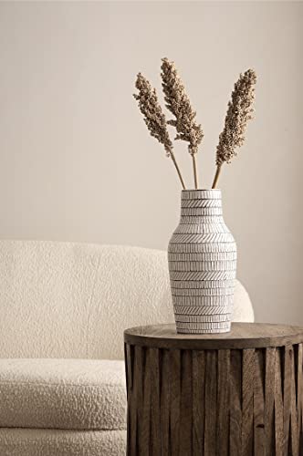 Ellos Home Cream High Vase 34.5 cm High (White, No Size)