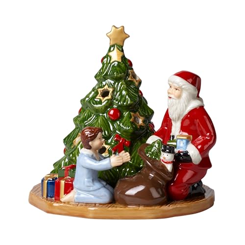 Villeroy & Boch Christmas Toy's Lantern Distributing Presents, Multicoloured, 15 x 14 x 14 cm