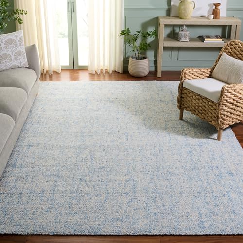 Safavieh Contemporary Rug for Living Room, Dining Room, Bedroom - Abstract Collection, Short Pile, in Ivory, 244 X 305 cm