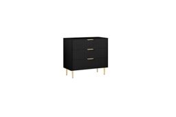 Birlea Zara 3 Drawer Fluted Chest