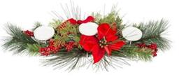 Vea See Candle Holder with Stars and Berries, Multicoloured, One Size