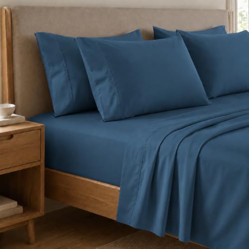 PETTI Artigiani Italiani - Percale Bedding Double Bed Sheet Cotton Percale Bedding Set Double Bed White Bedding 100% Made in Italy