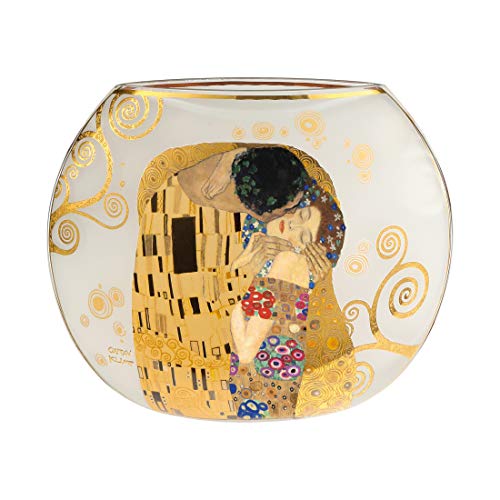 Gustav Klimt Goebel Artis Orbis 67-000-74-1 Vase 26 x 10 x 22 cm Glass Kiss