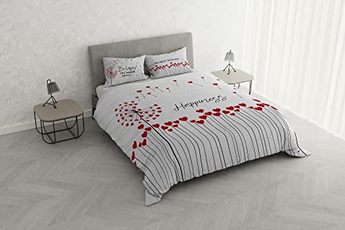 Shine Duvet Cover Set with Digital Print, Made in Italy, Double, 13 cm