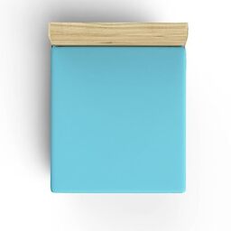 Fitted Sheet Adjustable 160x200 Turquoise