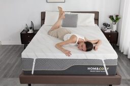 Extra Firm Mattress Topper Queen 4 Inch Egg Crate Mattress with Ice Silk Cover, Premium Cooling Gel+ Bamboo High-Density Memory Foam Mattress Topper, Firm to Extra Firm Mattress Topper for Pain Relief