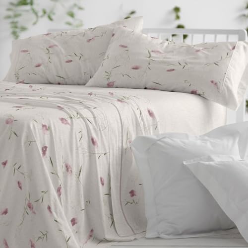 Burrito Blanco - Bedding Set - Bed 135 cm (+Available Measurements) - Design 052 - Pale Pink (135x190/200cm.)