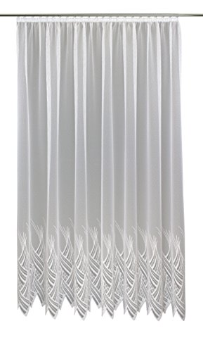 Anna Cortina Curtain, Window Treatments White Net Fabric, 125 x 750 cm
