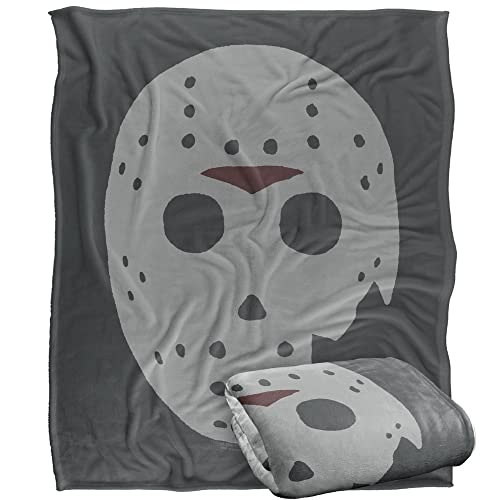 FRIDAY THE 13TH Blanket, 152 x 127 cm Jason's Mask Silky Touch Super Soft Throw Blanket