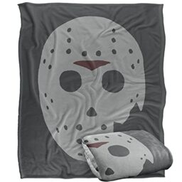 FRIDAY THE 13TH Blanket, 152 x 127 cm Jason's Mask Silky Touch Super Soft Throw Blanket