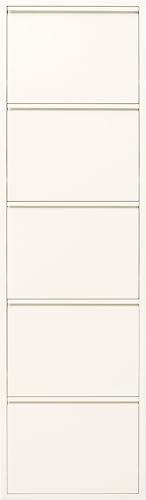 KARE Design Shoe Cabinet Caruso, 5 flaps, beige, 173x50x15 cm