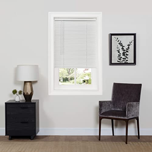 "ACHIM Home Furnishings Window Blinds, Vinyl, White, 33"" W x 0.1"" H"