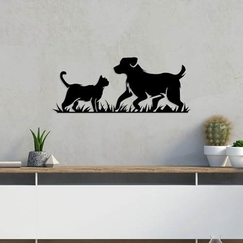 Stylish Black Decorative Metal Wall Accessory, 27 x 70 cm, 100% Metal, 1.5 mm Thick, Lightweight & Easy to Hang, Perfect for Modern Decor
