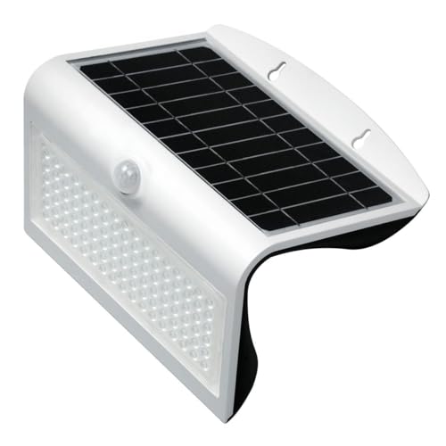 KORPASS White Solar LED Wall Light with Sensor 8 w