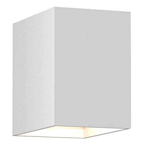 Astro Oslo 100 LED Outdoor Wall Light - IP65 Rated - (Textured White), High Power LED, Designed in Britain - 1298005-3 Years Guarantee