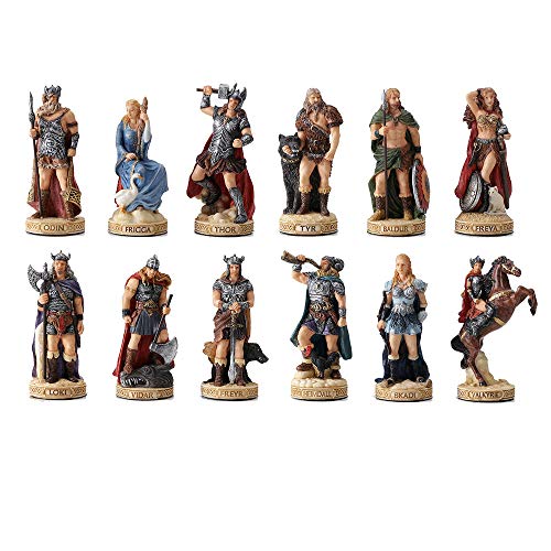 Veronese Design 3.5 Inch Nordic Gods Viking Miniature Polyresin Hand Painted Sculpture Figurine