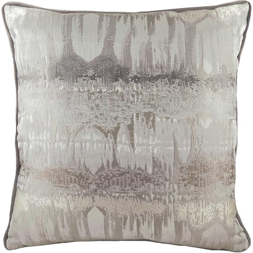 Evans Lichfield Inca Jacquard Metallic Feather Rich Filled Cushion