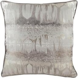 Evans Lichfield Inca Jacquard Metallic Feather Rich Filled Cushion