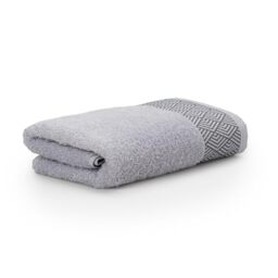 MÖVE for Frottana Geometry Hand Towel 50 x 100 cm 100% Cotton Silver