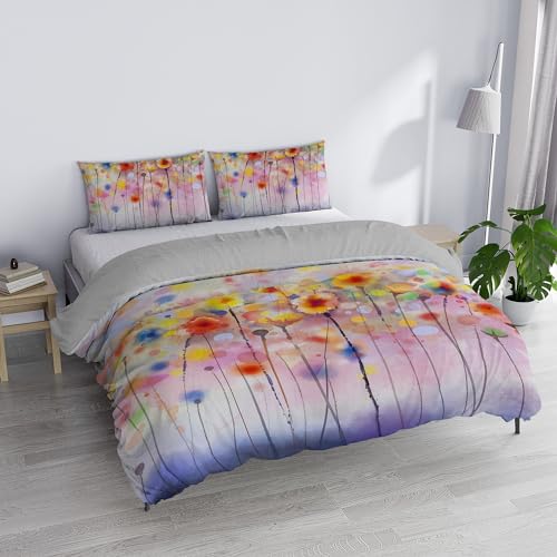 Italian Bed Linen SOGNI D'AUTORE Duvet Cover Set 100% Cotton, SD-46, Double