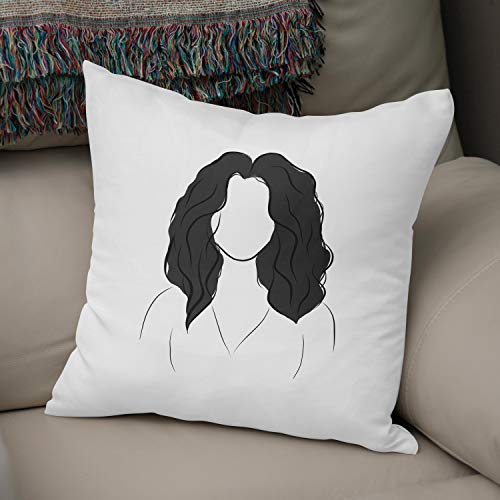 Bonamaison, Decorative Cushion Cover - 50% Cotton 50% Polyester - 43x43cm - Designed and Manufactured in Turkey