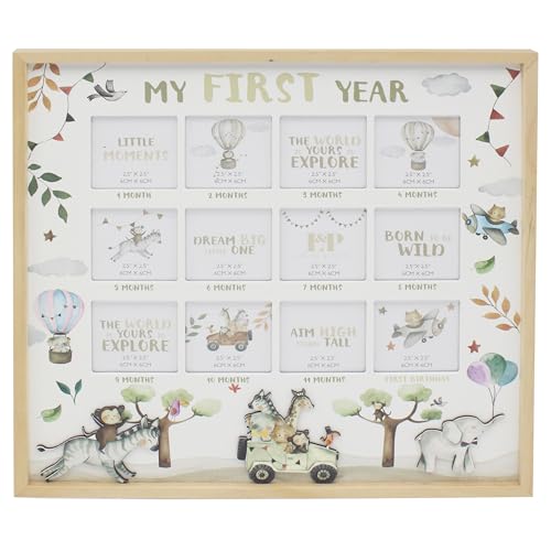 L & P Home & Gifts Dream Big Dream Big 1St Year Frame Wooden For Photos And Picture - Stylish Frame For Home & Office - Decorative Frames For Wall & Tabletop - Memorable Gift For Women & Men