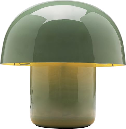 KARE Design Table Lamp Mushroom Sage, Green, Metal, Bedside Lamp, Elegant Lighting, Room Decor, Bedroom, Living Room, Bulb Not Included, 20 x 20 x 20 cm (H/W/D)