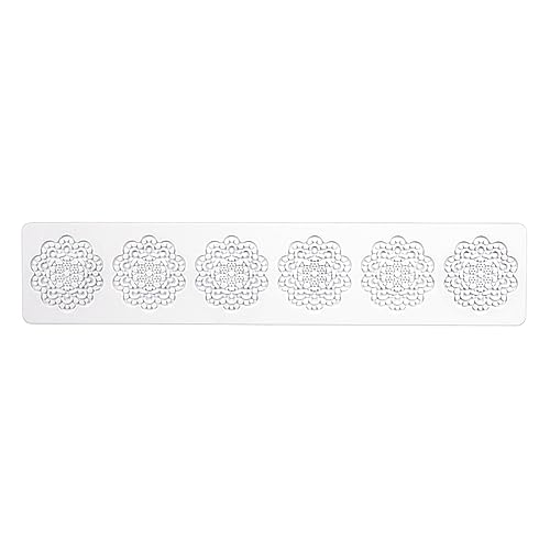 Staedter Flower Decor Mat, Silicone Rubber, White, 39.5 x 8 x 30 cm