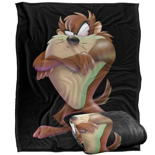Looney Tunes Taz Silky Touch Super Soft Throw Blanket 152 X 127 Cm