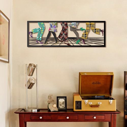 Stylish Decorative Metal Wall Accessory, 31 x 95 cm, 100% Steel, 1.2 mm Thick, Durable & Elegant Design for Home or Office Decor