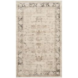 Safavieh Traditional Indoor Woven Rectangle Area Rug, Vintage Collection, VTG117, in Stone / Multi, 99 X 170 cm for Living Room, Bedroom or Any Indoor Space