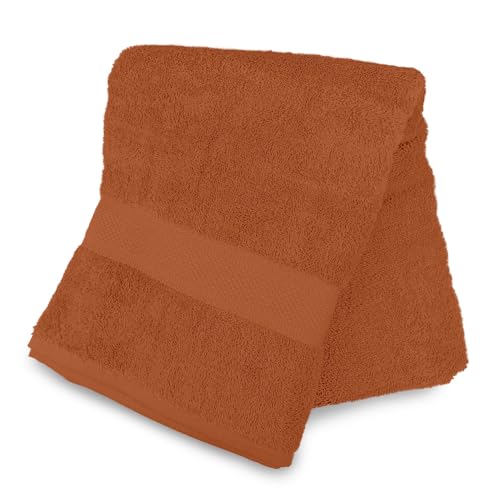 Soleil d'ocre Lagune Terra Cotton Bath Towel 500 g/m2 70 x 130 cm