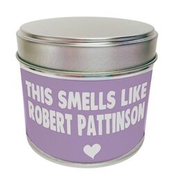 Robert Pattinson Candle Tin Soy Wax Scented Candle Birthday Candle, Christmas Candle, Funny Candle, Tin Candle