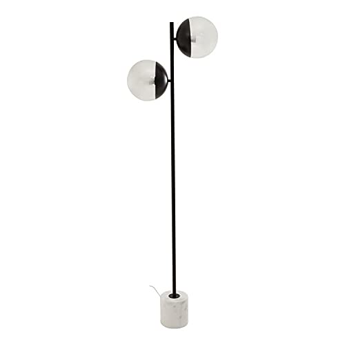 Premier Housewares Floor Lamp Tall Reading Light Tripod Floor Lamps For Living Room/Bedroom Modern Standing Lamp 44 x 158 x 44